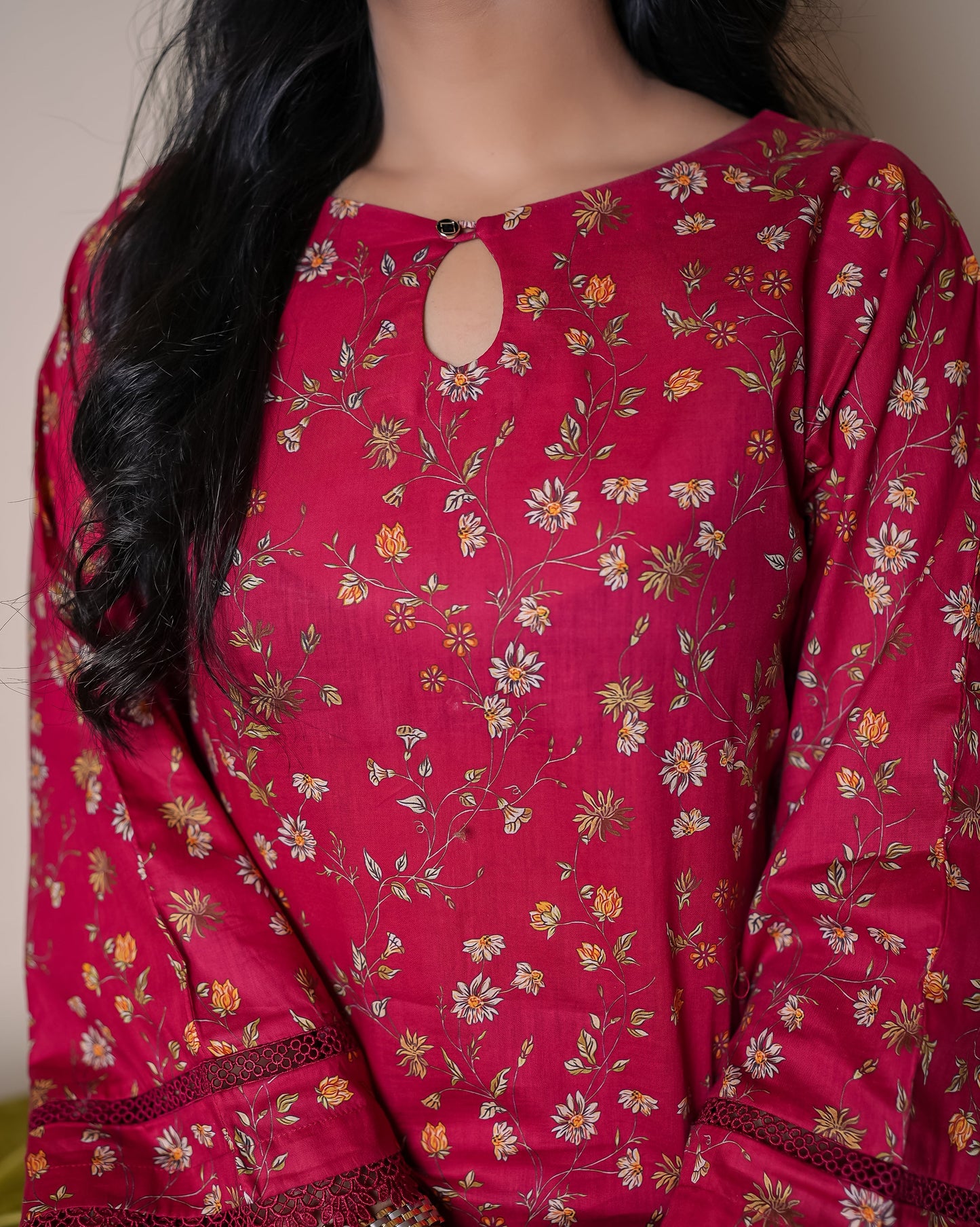 Red floral