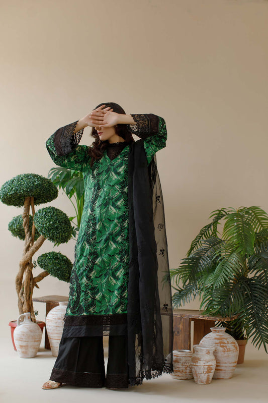 Garden glam- Embroidered