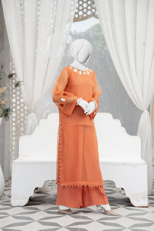 Coral Crush - Orange Organza