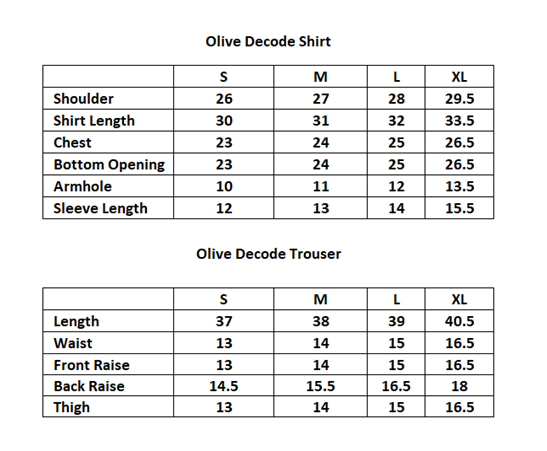 Olive Decode