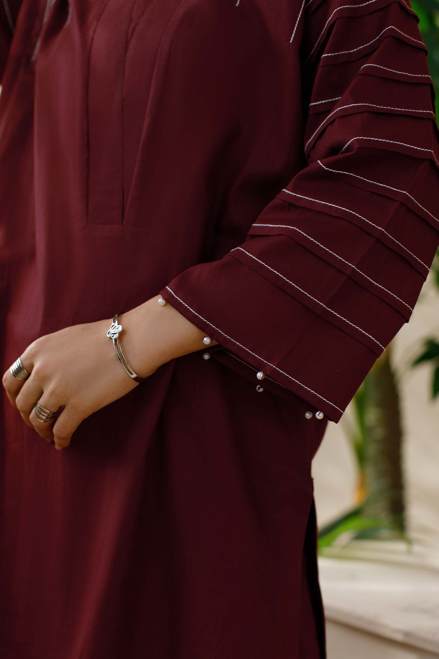 Maroon- Co ord set