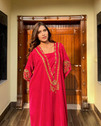 Cherry pink kaftan