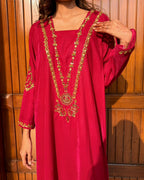 Cherry pink kaftan