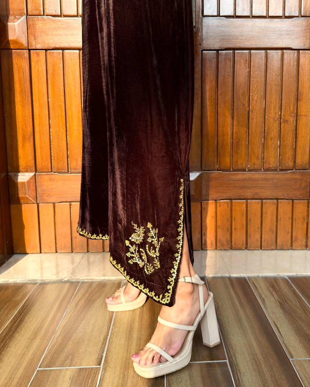 Chocolate Brown kaftan