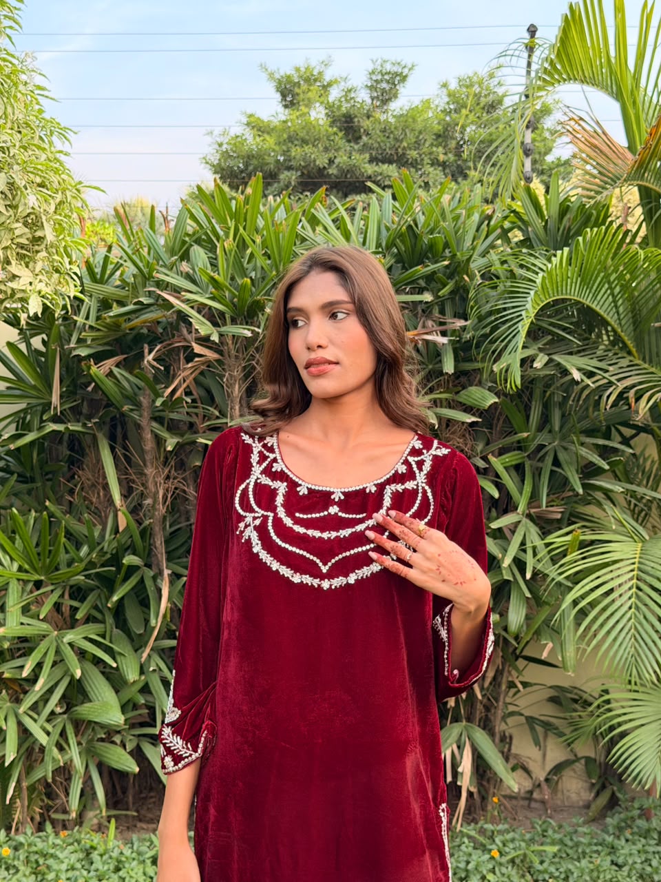 Maroon Velvet